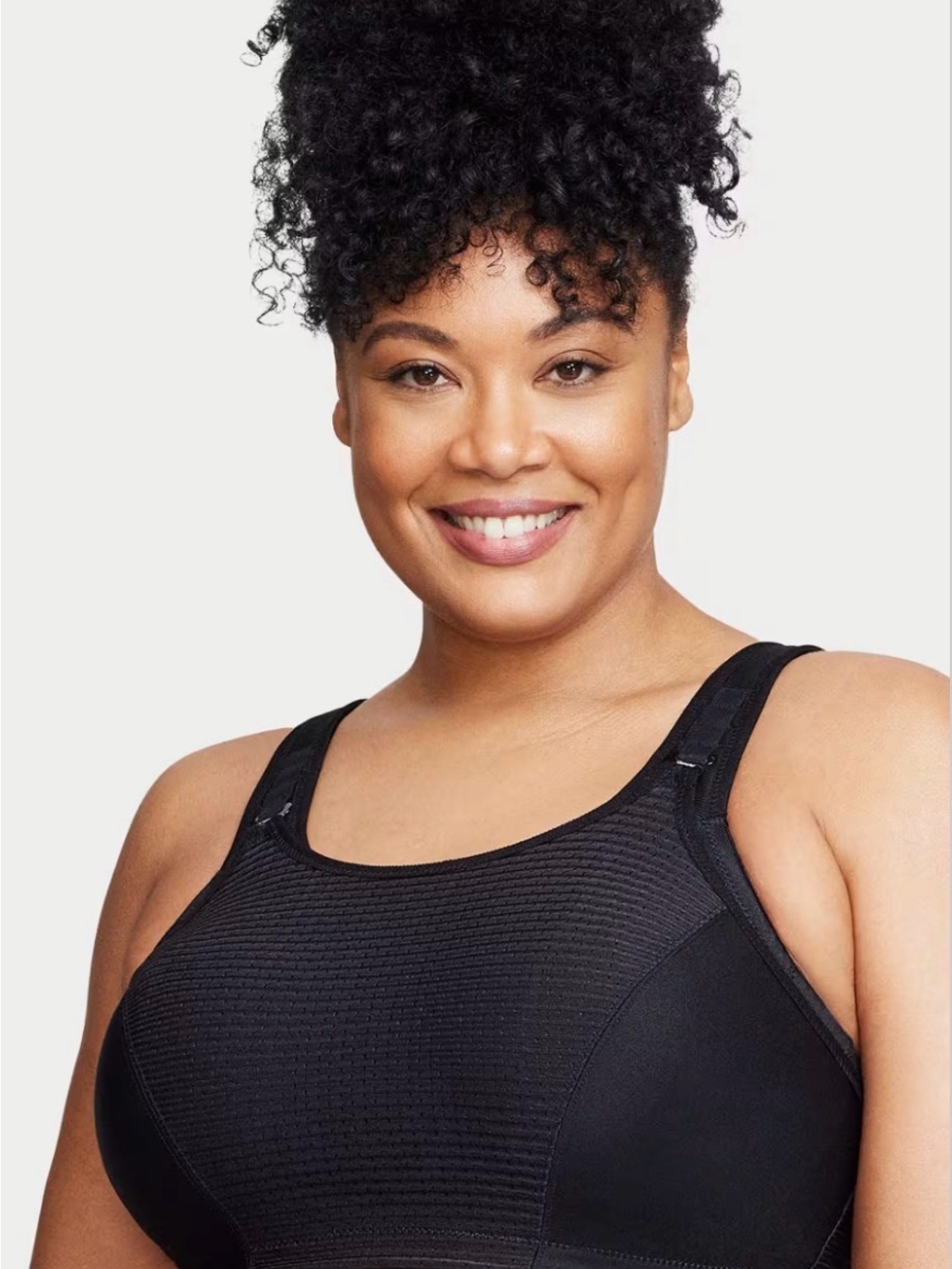 Black Full Coverage Sports Bra